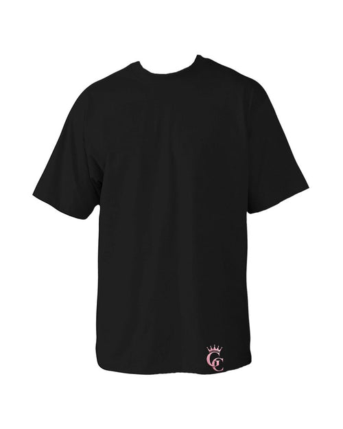 Classic Tee — Black — GC Crown Mark at hem