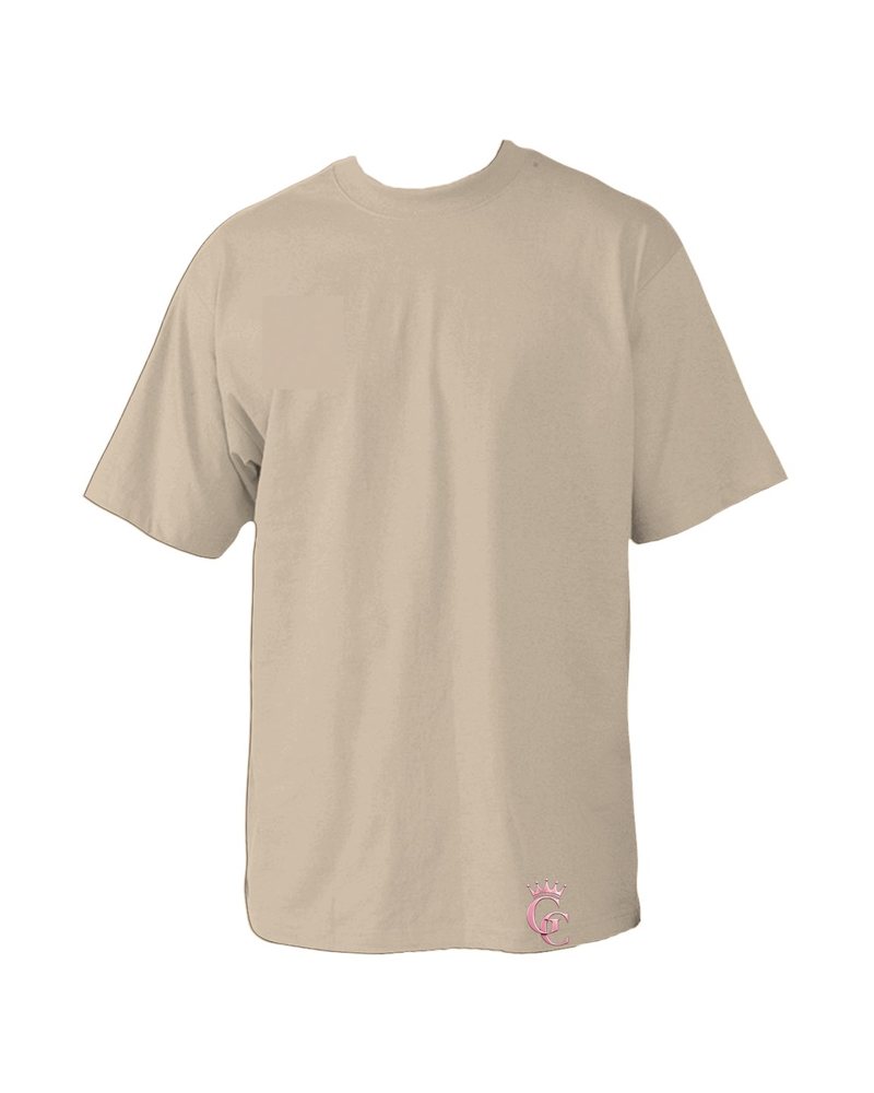 Classic Tee — Khaki — GC Crown Mark at hem