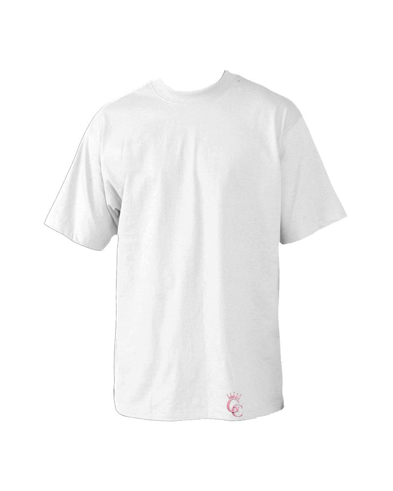 Classic Tee — White — GC Crown Mark at hem